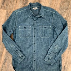 Wallace and Barnes J. Crew Chambray shirt